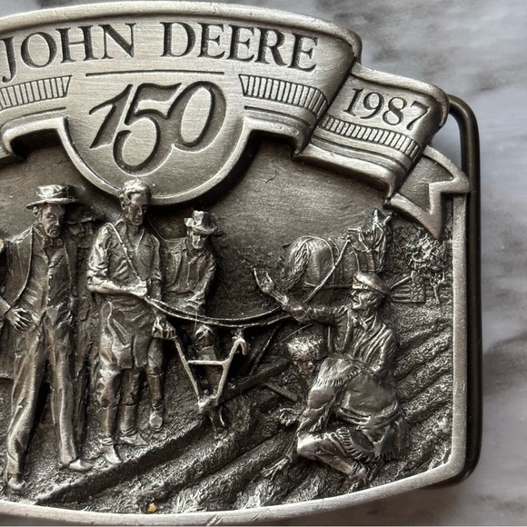 Vintage John Deere Belt Buckle 150th Anniversary 3038 - Picture 2 of 5